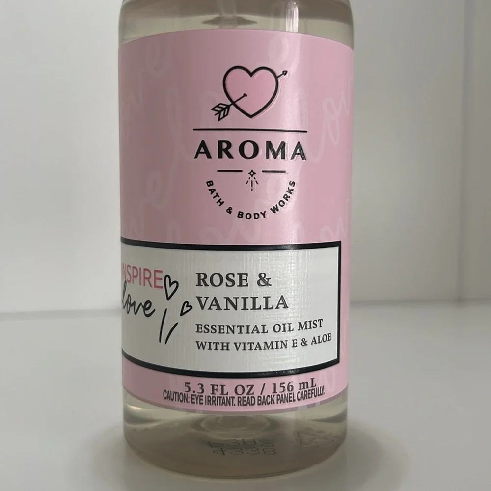 Rose & Vanilla Aromatherapy Essential Oil Mist